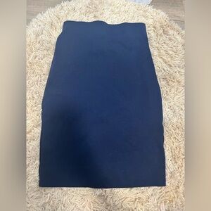 Elegant Navy Blue Women's Skirt